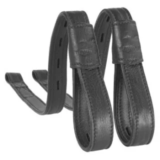 Equinate Slimline Mono Steigbügelriemen Ghost schwarz 70 cm