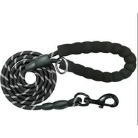 Illes-Laedchen Hundeleine Hundeleine aus Nylon Seil mit gepolsterter Handschlaufe – 4 Farben, Kleine, mittlere & große Hunde - gepolsterter Griff