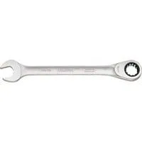 Maulschlüssel 7R18 mit Ringratsche, 18mm, Schraubenschlüssel chrom