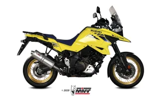 Sport Auspuff MIVV Oval Edelstahl Suzuki DL V-Strom 1050 /XT Bj. 2020-2022 Typ:EF EURO-5 / ABE