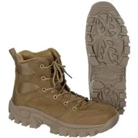 MFH Trekking-Stiefel 6-Loch Coyote Tan Knöchelhoch Outdoorschuh