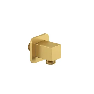 KLUDI-A-QA Wandanschlussbogen softedge Brushed Gold PVD 65548N0-00