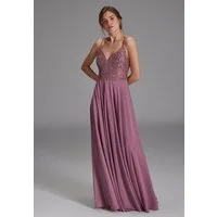Hey Kyla Abendkleid - Abendkleid aus Materialmix Taillierter Schnitt mit ausgestelltem Rockteil