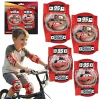 Disney Cars Protektoren-Set DISNEY CARS Knie- und Ellbogenschützer für Kinder Radfahren Roller