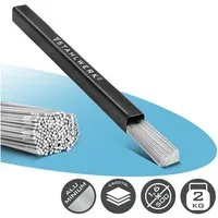 STAHLWERK Stabelektroden Schweißstäbe ER4043Si5 Aluminium hochlegiert / Ø 1,6 mm x 500 mm 2 kg