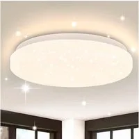 ZMH LED Deckenleuchte Klein Sternenhimmel Modern Deckenlampe für Schlafzimmer Wohnzimmer, Augenschutz, LED fest integriert, Warmweiß, 15W, 3000K
