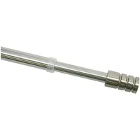 GARDINIA Vitragenstange, Ø 10 mm, 1-läufig, ausziehbar, ohne Bohren, verschraubt, Serie Vitragestange Zylinder Ø 10 mm