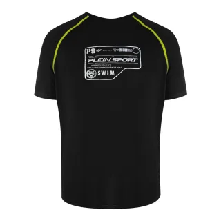 Performance Kurzarm-Logo-T-Shirt in Schwarz