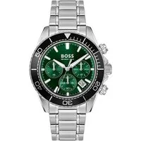 BOSS Chronograph SEALINER 1514321, Quarzuhr, Armbanduhr, Herrenuhr, Edelstahlarmband, analog, Tag