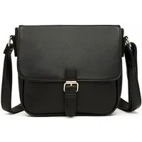 Miss Lulu Umhängetasche Damen aus PU-Leder Mittelgroße Crossbody Bag mit abnehmbarem Gurt