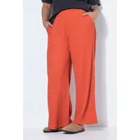 Studio Untold Schlupfhose Hose Wide Legs Waffelstruktur Elastikbund