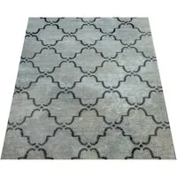 Paco Home Teppich Artigo 411, rechteckig, Höhe: 4 mm, Kurzflor, Vintage Design, In- und Outdoor geeignet