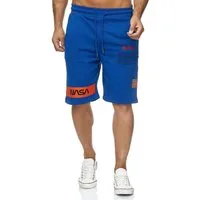 RedBridge Sweatshorts Red Bridge Herren Shorts Kurze Hose Sweat Pants Cooles Nasa Motiv, modernes Design