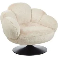 Lookway Drehsessel POPPY 360° Gemütlicher gepolsterter Sessel (1x Sessel), Breite: 98 cm