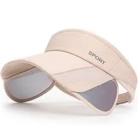 Zaewry Sonnenhut Sommer-Sonnenhut – Verstellbare Golfkappe für Damen mit einziehbarem Schirm, UV-Schutz, Strand-/Tennis-Sporthut