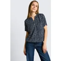 TOM TAILOR Kurzarmbluse Blusen & Shirts Bluse mit Muster