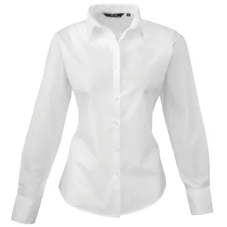 Premier - Bluse für Damen Langärmlig (Weiß)