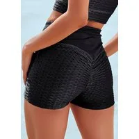 Vivance Active by Lascana Shorts mit breitem Bund und Wabenoptik