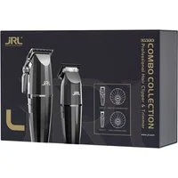 JRL Haarschneider Onyx Collection Combo Kit, Onyx Clipper & Trimmer inkl. Zubehör und 2 Ladestationen., Clipper & Trimmer Set, bis 5 Std. Laufzeit