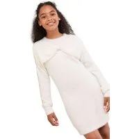 LIPSY Strickkleid Lipsy Strickkleid mit Schleife (1-tlg)