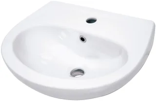 Neuesbad Waschbecken, Weiß, zur Wandmontage 456 mm NB1DECDJ6U4W1