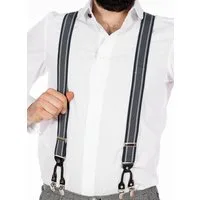 Metamorph Hosenträger Gentleman Hosenträger gestreift Hochwertiger Hosenträger für modebewusste Menschen