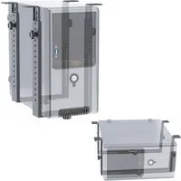 RICOO Halterung PC Halterung unter Schreibtisch flexibel Gaming Büro Tisch TRH02-B, (vertikal oder horizontal Befestigung, 1-tlg., max 35 Kg Rechner Halter für unter den Tisch Desktop flexibel schwarz, Flexibel an PC Rechner Breite und Höhe anpassbar