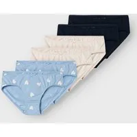 Name It Panty NKFBRIEFS 6P HEARTS NOOS (Packung, 6-St)