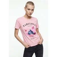 ONLY Kurzarmshirt ONLKITA LIFE S/S TOP BOX JRS Baumwolle, regular fit, Rundhals