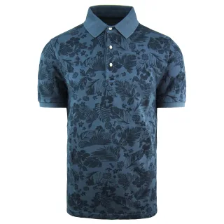 Eden Park Paris Maxiflore Herren Navy Polo Shirt