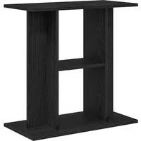 vidaXL Aquariumunterschrank Aquariumständer Schwarze Eiche 60 x 30 x 60 cm Holzwerkstoff