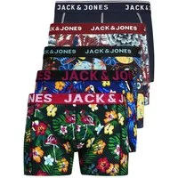 Jack & Jones Boxershorts Jacvel (5-St., 5er Pack) gute Passform durch elastische Baumwollqualität