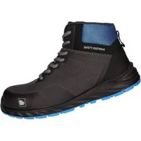 PRO FIT 143 ESD Sicherheitsschuhe S3 "Arctos L mid", schwarz/blau, Arbeitsschuh (1, Paar) Metallfrei, Atmungsaktiv, Kunststoffkappe