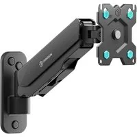 ONKRON Monitor-Halterung 13-34 Zoll, bis 8 kg, VESA 75x75-100x100, G120-B, (bis 34 Zoll, neigbar, schwenkbar, drehbar, Gasdruckfeder, Kabelmanagement)