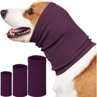 Ledander Hundekostüm Beruhigende Ohrenschützer für Hunde - Lärmschutz, Stirnband zur, Angstlinderung, Geräuschunterdrückung für Feuerwerk,Fellpflegehilfe