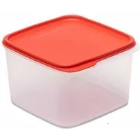 TUPPERWARE Vorratsdose Tupperware Eidgenosse® quadratisch 2,5 l rot