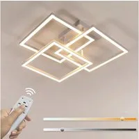 Riserva Deckenleuchten LED Deckenleuchte dimmbar 40W mit Fernbedienung Wohnzimmer