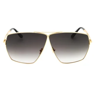 Tom Ford Stella Sonnenbrille In Glänzendem, Tiefem Gold