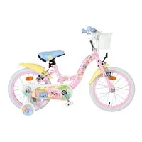 Volare Kinderfahrrad, 1 Gang, ohne Schaltung, Kinderfahrrad Disney Stitch, 16 Zoll, ohne Rücktrittbremse