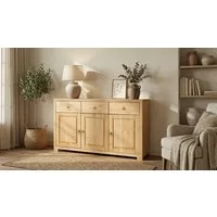 OTTO home Sideboard Gotland, Kommode, Breite 147 cm, aus massiver Kiefer, FSC®
