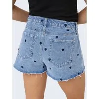 ONLY Jeansshorts ONLTEXAS (1-tlg) Stickerei
