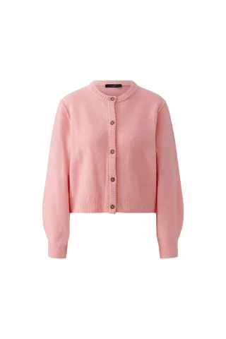 Oui - ILAYA Strickjacke rose elegance - Gr. - 38