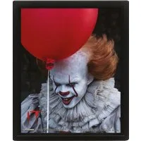 Pyramid International Einzelrahmen Stephen Kings Es 3D-Effekt Poster im Rahmen Pennywise 26 x 20 cm, für 1 Bilder (1 St), 3D-Lenticular-Effekt für lebendige Tiefenwirkung