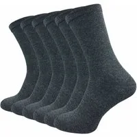 GAWILO Diabetikersocken für Herren - Ohne Gummibund & ohne Naht - Extra weiter Komfort-Bund (6 Paar) Venensocke für Diabetiker mit viel Baumwolle - feines Maschenbild