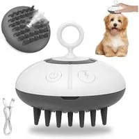 BlingBin Fellbürste Katzenbürste mit Dampf, 4 in 1 Multifunktionale Katzen Bürste, Gummi, (1er Set, 1-tlg), Massage Steamer Kamm für Langhaar und Kurzhaar zum Entfernen