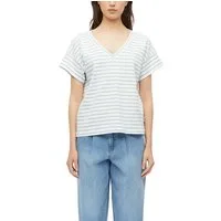 s.Oliver Kurzarmshirt Sommershirt in Streifen-Optik
