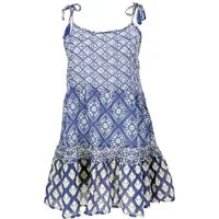 Guru-Shop Midikleid Boho Minikleid, luftiges Stufenkleid aus.. alternative Bekleidung