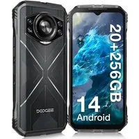 DOOGEE Scyber Outdoor Handy inkl., 256GB,10800mAh, 6.6'' Smartphone (6.6 Zoll, 256 GB Speicherplatz, 50 MP Kamera, IP68 Baustellenhandy mit 4G Dual SIM, OTG, NFC und GPS)