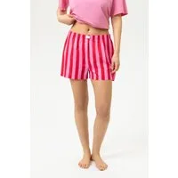 Mey Schlafhose Mey Hose kurz Serie Happy Stripes Gestreift Shorts (1-tlg) Kurze Pyjamahose, Gestreift, zarter Cotton-Voile-Stoff