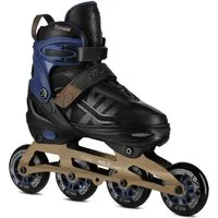 NILS EXTREME Inlineskates Inliner Velto Dunkle Blau Inline Skates größenverstellbar, Sicherer Halt durch Schnürung und Schnalle